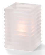 Horizontal Rib Block Glass Lamp - 3 colours