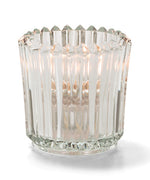 Hollowick Ribbed Glass Tealights - 2 colours