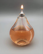 Mini Teardrop Moulded Glass Candle