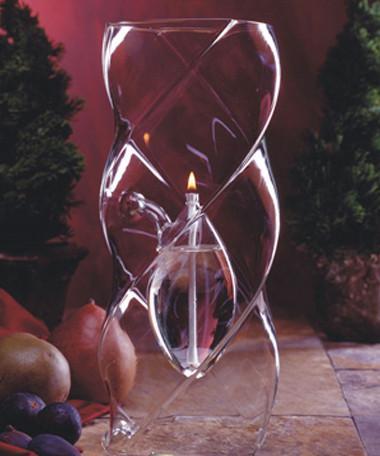 Sun Dancer Handcrafted Glass Oil Candle